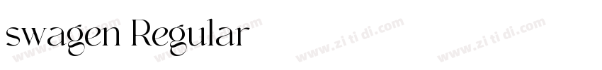 swagen Regular字体转换